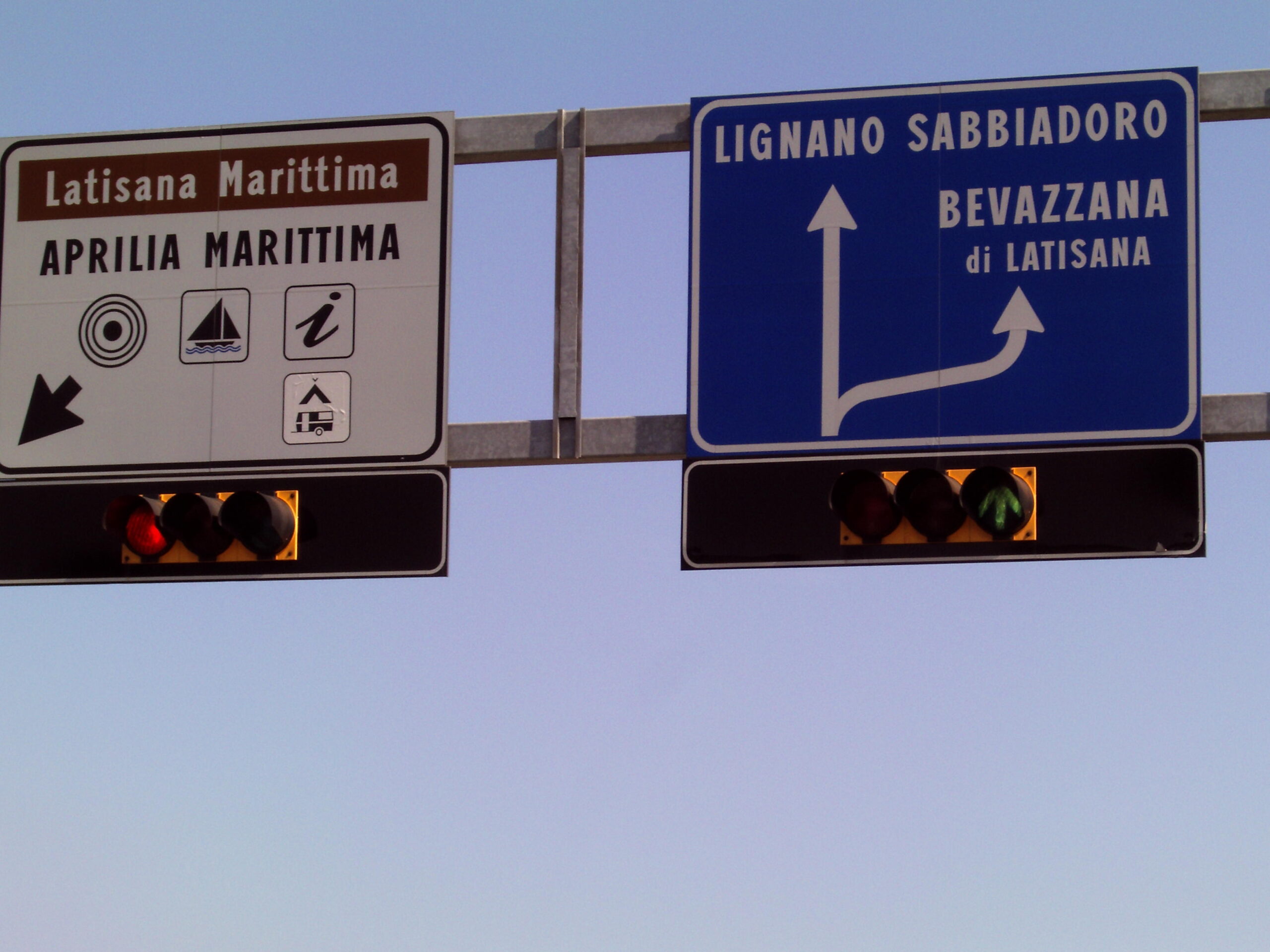 Indicazioni stradali per Aprilia Marittima, Camping Girasole