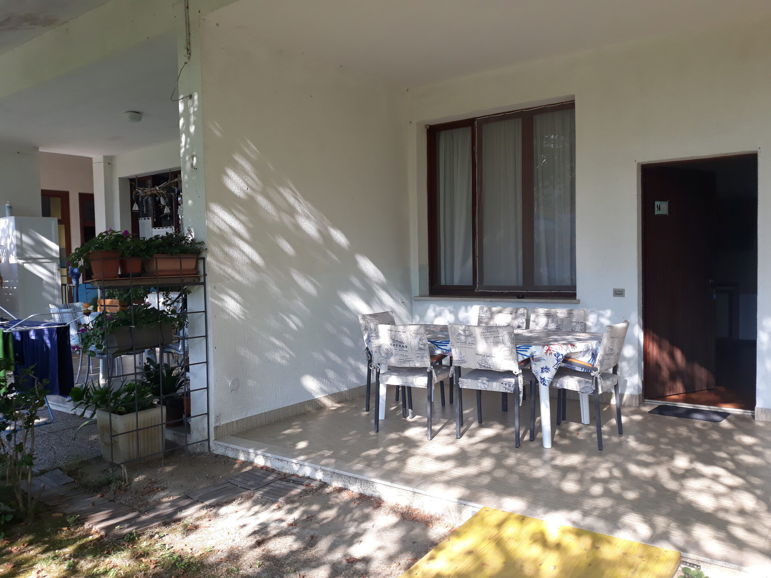 Giardino in bungalow